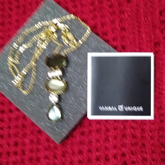 SOLD OUT!!! NOT AVAILABLE!!!! GEM STONES FASHION JEWELRY 18 KT GOLD PLATED - Picture 3 of 5